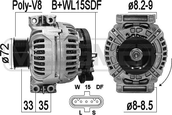 Wilmink Group WG2012270 - Генератор vvparts.bg