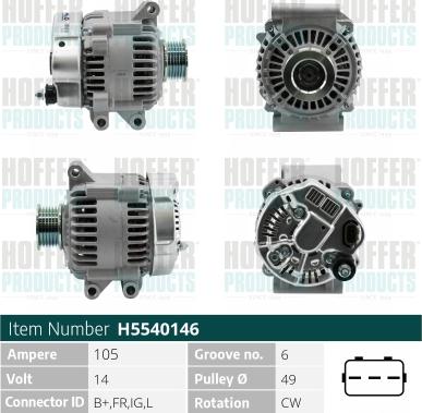 Wilmink Group WG2197007 - Генератор vvparts.bg