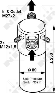 Wilmink Group WG2159877 - Изсушител, климатизация vvparts.bg