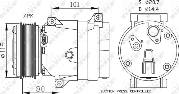 Wilmink Group WG2159392 - Компресор, климатизация vvparts.bg