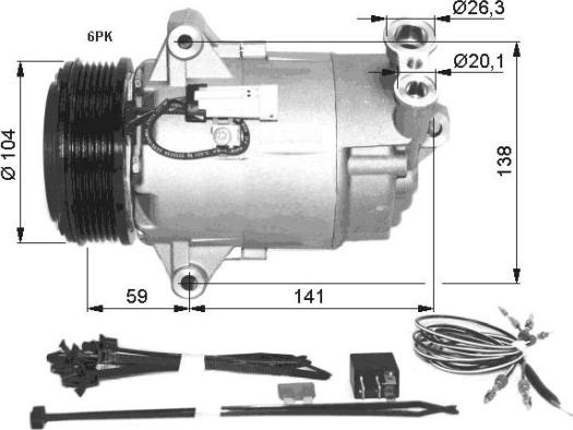 Wilmink Group WG2159330 - Компресор, климатизация vvparts.bg