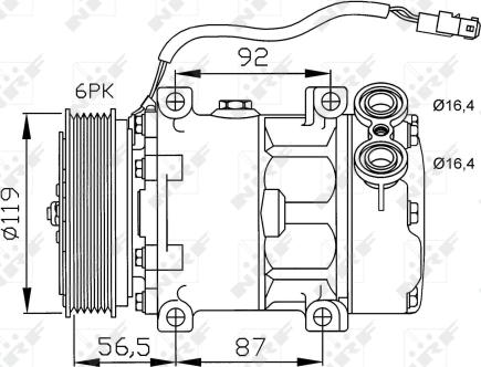 Wilmink Group WG2159290 - Компресор, климатизация vvparts.bg