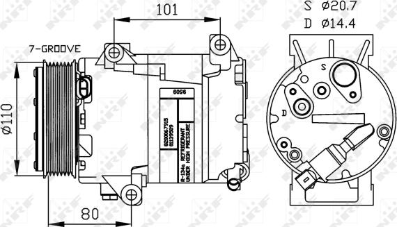 Wilmink Group WG2159264 - Компресор, климатизация vvparts.bg