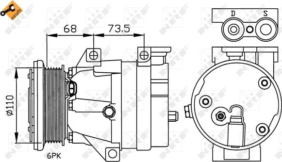 Wilmink Group WG2159208 - Компресор, климатизация vvparts.bg