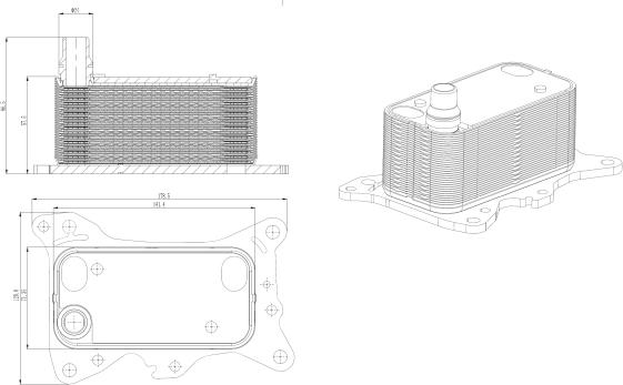 Wilmink Group WG2158894 - Маслен радиатор, двигателно масло vvparts.bg