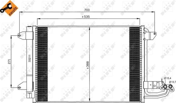 Wilmink Group WG2160950 - Кондензатор, климатизация vvparts.bg