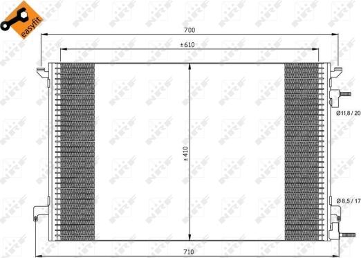 Wilmink Group WG2160913 - Кондензатор, климатизация vvparts.bg