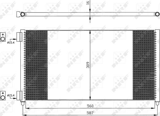 Wilmink Group WG2160935 - Кондензатор, климатизация vvparts.bg