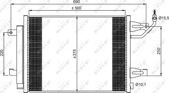 Wilmink Group WG2160528 - Кондензатор, климатизация vvparts.bg