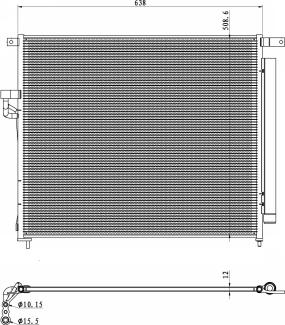 Wilmink Group WG2160682 - Кондензатор, климатизация vvparts.bg