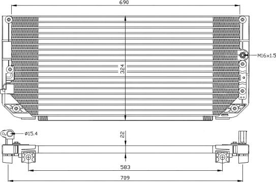 Wilmink Group WG2160820 - Кондензатор, климатизация vvparts.bg