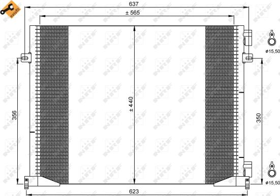 Wilmink Group WG2161194 - Кондензатор, климатизация vvparts.bg