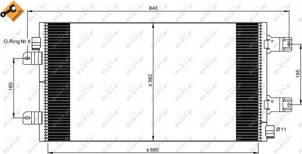 Wilmink Group WG2161165 - Кондензатор, климатизация vvparts.bg