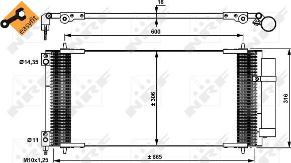 Wilmink Group WG2161186 - Кондензатор, климатизация vvparts.bg