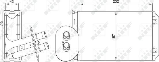 Wilmink Group WG2162011 - Топлообменник, отопление на вътрешното пространство vvparts.bg