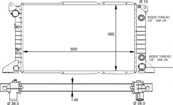 Wilmink Group WG2162263 - Радиатор, охлаждане на двигателя vvparts.bg