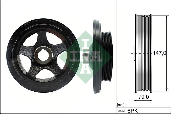 Wilmink Group WG2101394 - Ремъчна шайба, колянов вал vvparts.bg