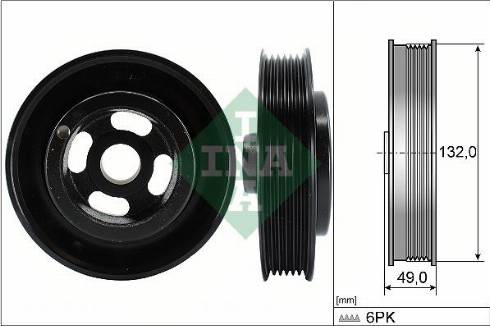 Continental VD1124 - Ремъчна шайба, колянов вал vvparts.bg