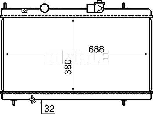 Wilmink Group WG2184009 - Радиатор, охлаждане на двигателя vvparts.bg