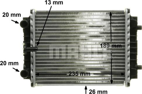 Wilmink Group WG2184135 - Радиатор, охлаждане на двигателя vvparts.bg