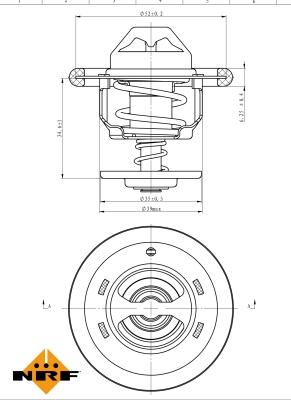 Wilmink Group WG2184806 - Термостат, охладителна течност vvparts.bg