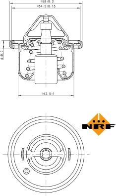 Wilmink Group WG2184807 - Термостат, охладителна течност vvparts.bg