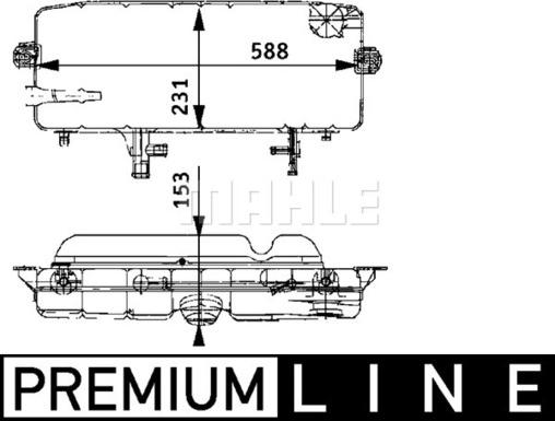 Wilmink Group WG2184395 - Разширителен съд, охладителна течност vvparts.bg