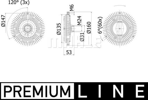 Wilmink Group WG2180447 - Съединител, вентилатор на радиатора vvparts.bg