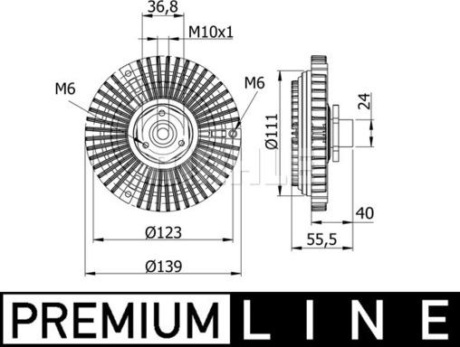 Wilmink Group WG2180465 - Съединител, вентилатор на радиатора vvparts.bg