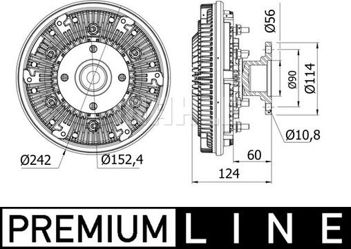 Wilmink Group WG2180426 - Съединител, вентилатор на радиатора vvparts.bg