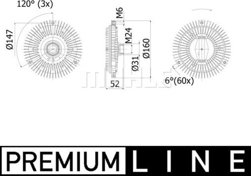 Wilmink Group WG2180475 - Съединител, вентилатор на радиатора vvparts.bg