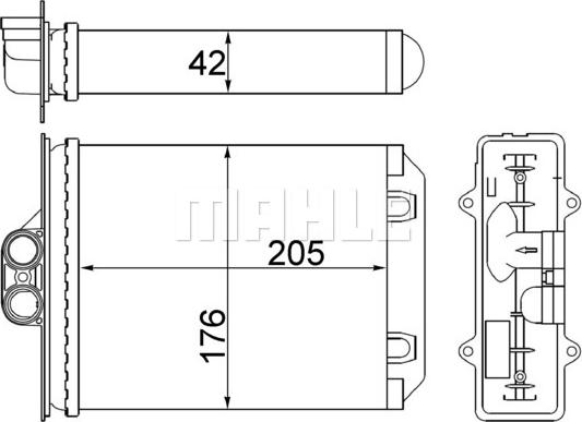 Wilmink Group WG2180094 - Топлообменник, отопление на вътрешното пространство vvparts.bg