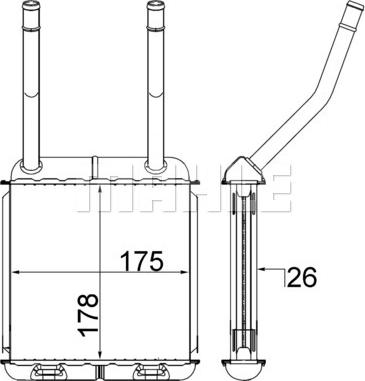 Wilmink Group WG2180012 - Топлообменник, отопление на вътрешното пространство vvparts.bg