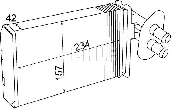 Wilmink Group WG2180185 - Топлообменник, отопление на вътрешното пространство vvparts.bg