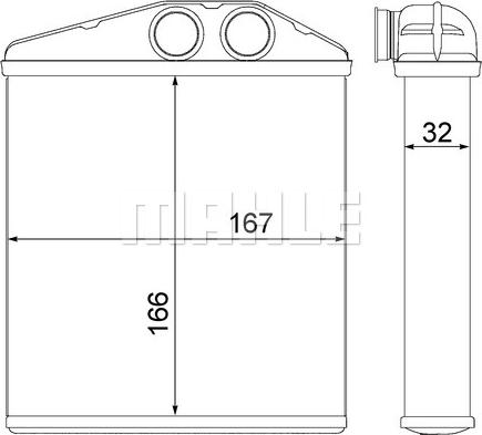 Wilmink Group WG2180175 - Топлообменник, отопление на вътрешното пространство vvparts.bg