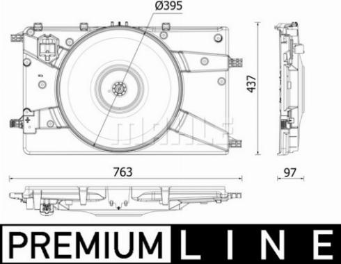 Wilmink Group WG2180884 - Вентилатор, охлаждане на двигателя vvparts.bg