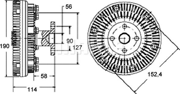 Wilmink Group WG2180299 - Съединител, вентилатор на радиатора vvparts.bg