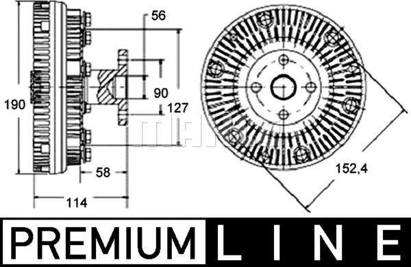 Wilmink Group WG2180299 - Съединител, вентилатор на радиатора vvparts.bg