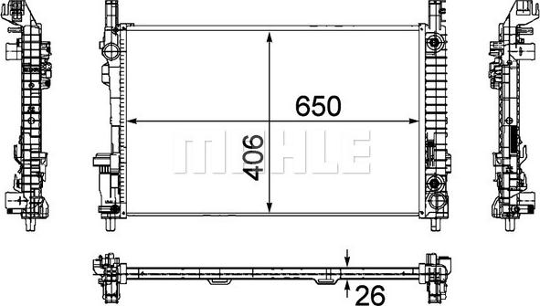 Wilmink Group WG2183999 - Радиатор, охлаждане на двигателя vvparts.bg