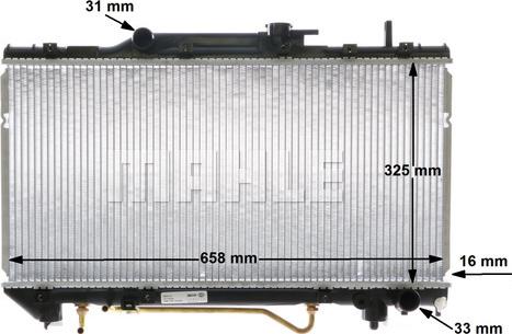 Wilmink Group WG2183959 - Радиатор, охлаждане на двигателя vvparts.bg