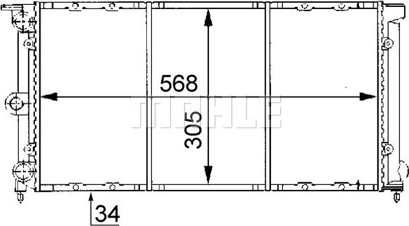 Wilmink Group WG2183951 - Радиатор, охлаждане на двигателя vvparts.bg