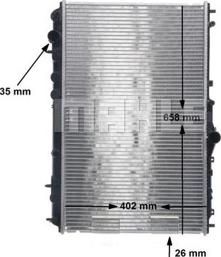 Wilmink Group WG2183965 - Радиатор, охлаждане на двигателя vvparts.bg