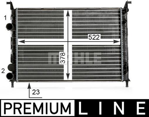 Wilmink Group WG2183910 - Радиатор, охлаждане на двигателя vvparts.bg