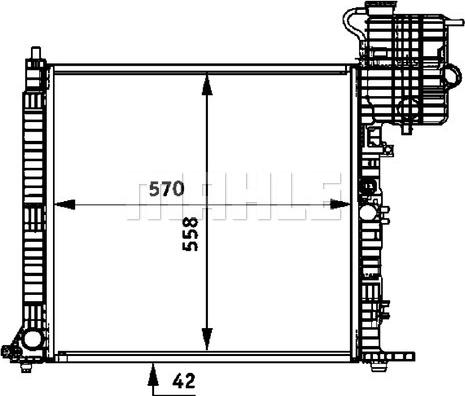 Wilmink Group WG2183929 - Радиатор, охлаждане на двигателя vvparts.bg