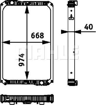 Wilmink Group WG2183926 - Радиатор, охлаждане на двигателя vvparts.bg