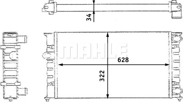 Wilmink Group WG2183499 - Радиатор, охлаждане на двигателя vvparts.bg