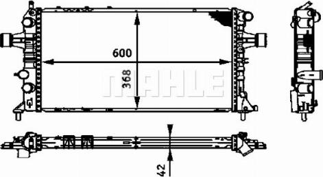 Wilmink Group WG2183465 - Радиатор, охлаждане на двигателя vvparts.bg