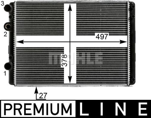 Wilmink Group WG2183413 - Радиатор, охлаждане на двигателя vvparts.bg