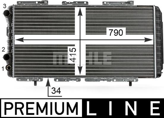 Wilmink Group WG2183488 - Радиатор, охлаждане на двигателя vvparts.bg