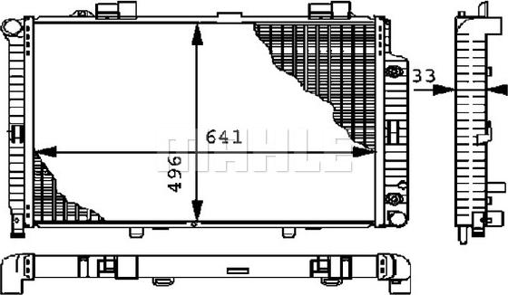 Wilmink Group WG2183436 - Радиатор, охлаждане на двигателя vvparts.bg